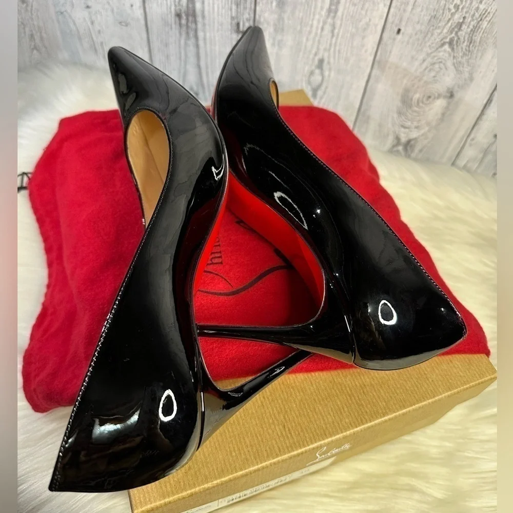 CHRISTIAN LOUBOUTIN kate 85 patent leather heels - Picture 5 of 13